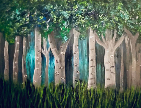"Birch Forest" by Rushil Bandikalla