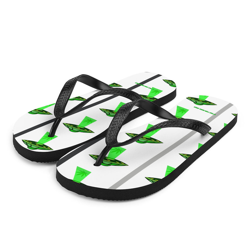 Thumbnail: Weed UFO Flip-Flops
