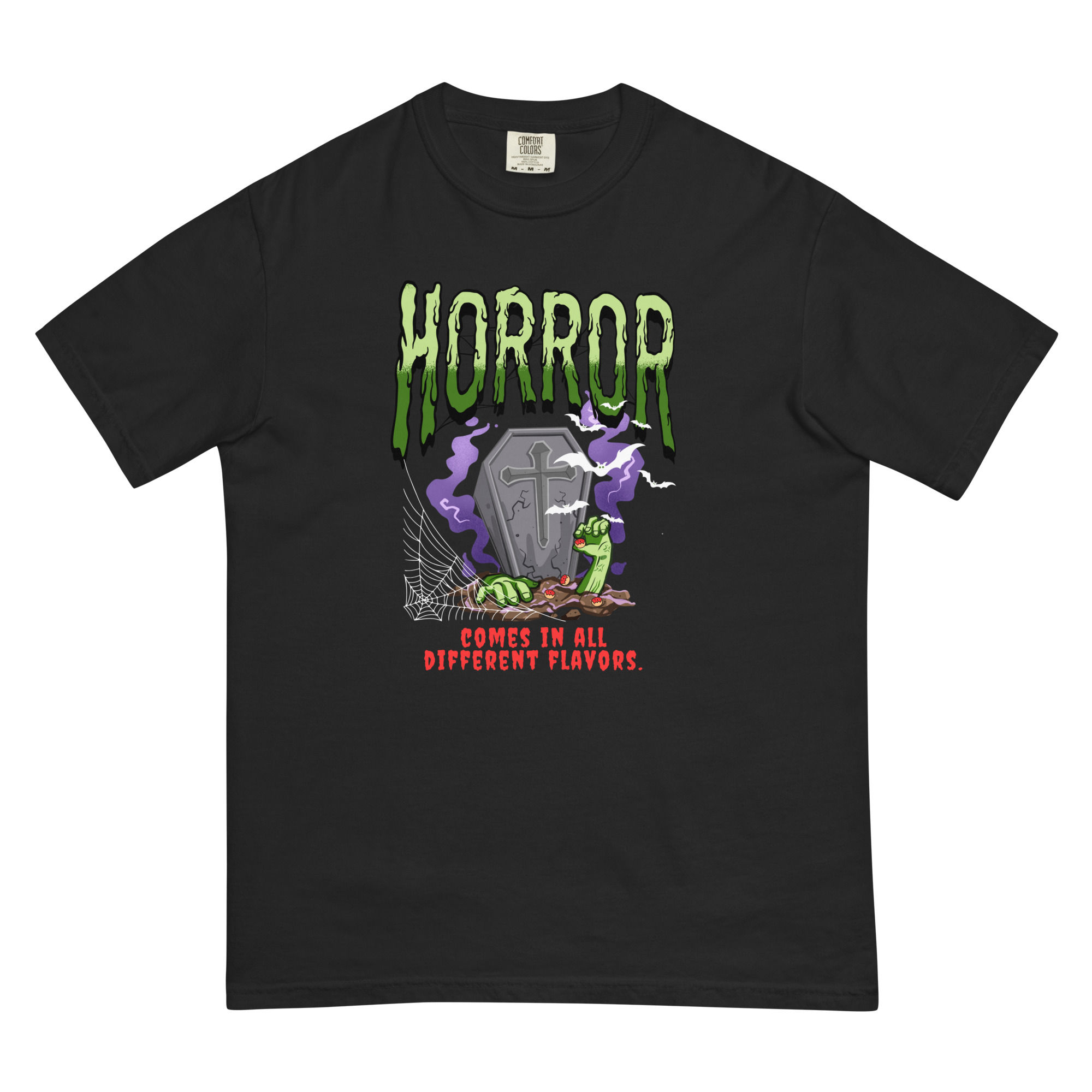 Horror Flavors Unisex garment-dyed heavyweight t-shirt