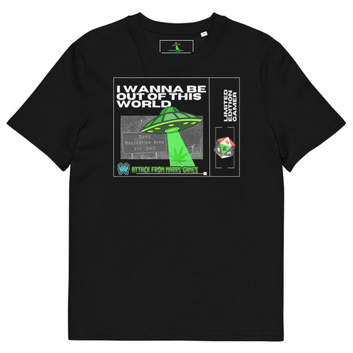 420 UFO Unisex organic cotton t-shirt | AttackfromMarrsGames