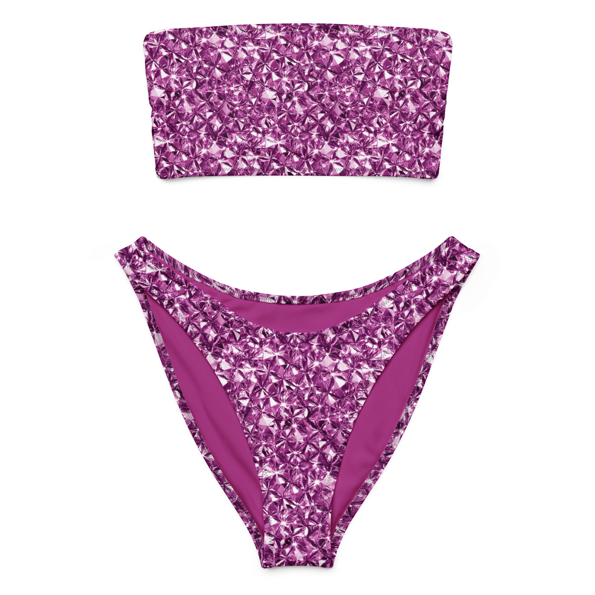 Pink Diamond Bandeau Bikini