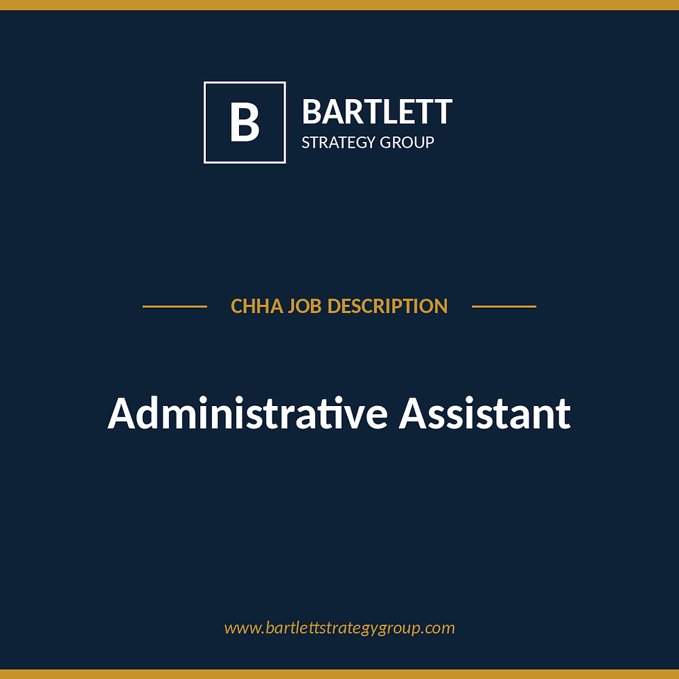 Thumbnail: CHHA Job Description — Administrative Assistant