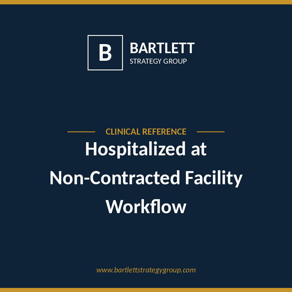Hospitalized NCF Workflow