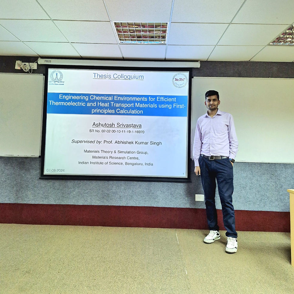 Doctoral Thesis Colloquim and Submission, 2024
