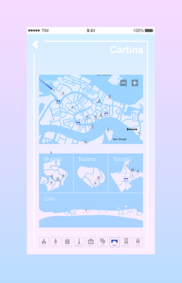 Design App, Mappa