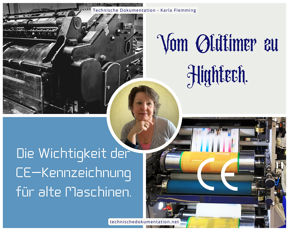 Von Oldtimer zu Hightech: Die Wichtigkeit der CE-Kennzeichnung für alte Maschinen.
