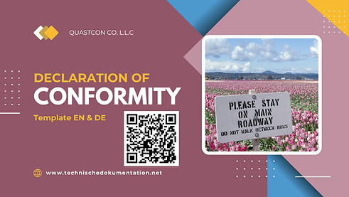 Declaration of Conformity - Quastcon