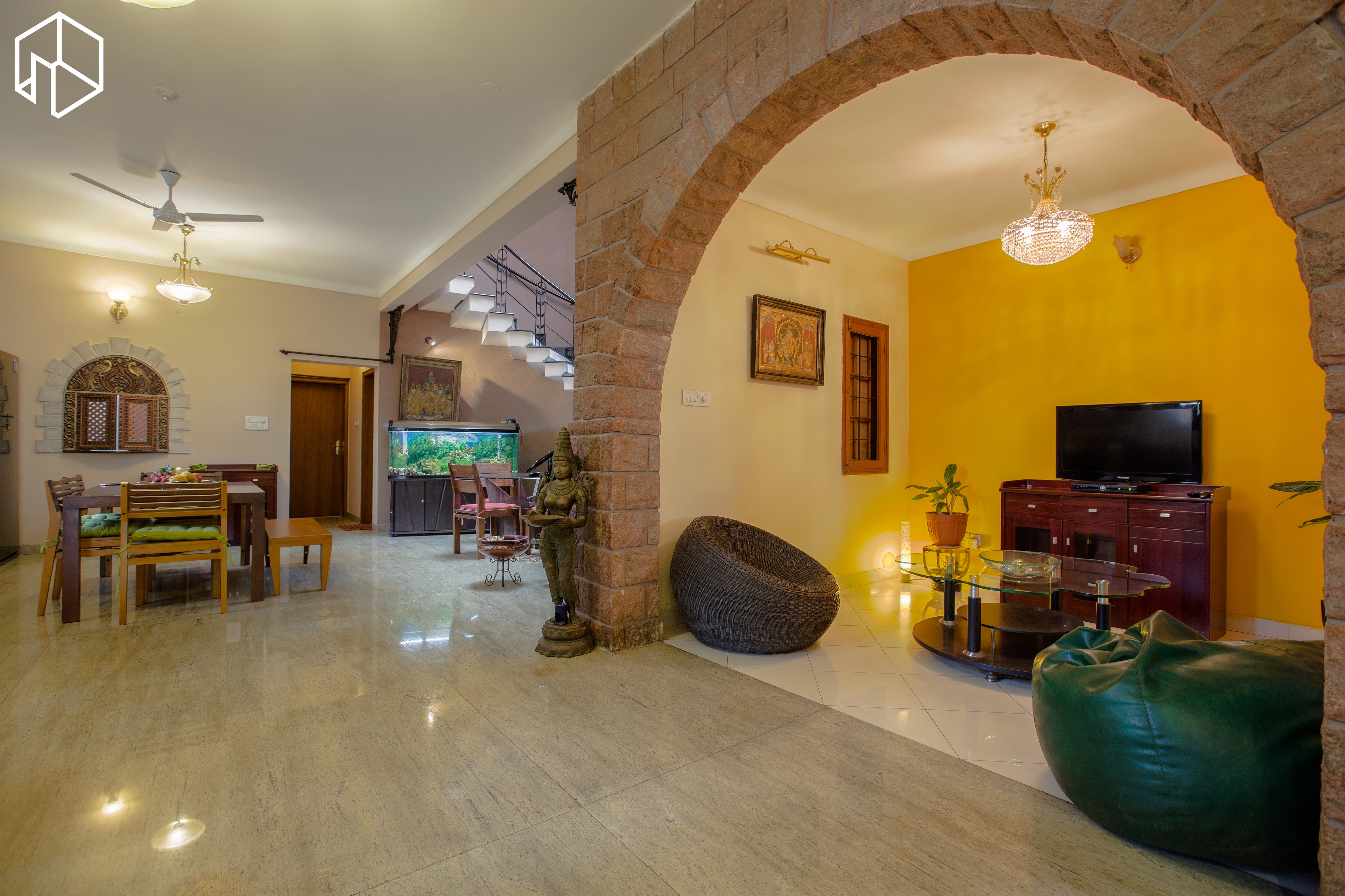 Living Space, TV Lounge, Library