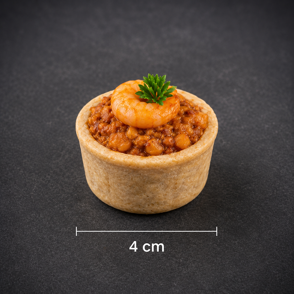 Miniatura: Medida fingerfood picante de camarones