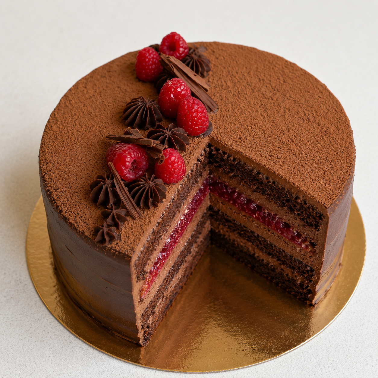 Torta Chocolate Frambuesa (10 - 20 - 30 personas)