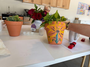 Terracotta Painting Workshop: Sip, Paint, and Create at the HUB