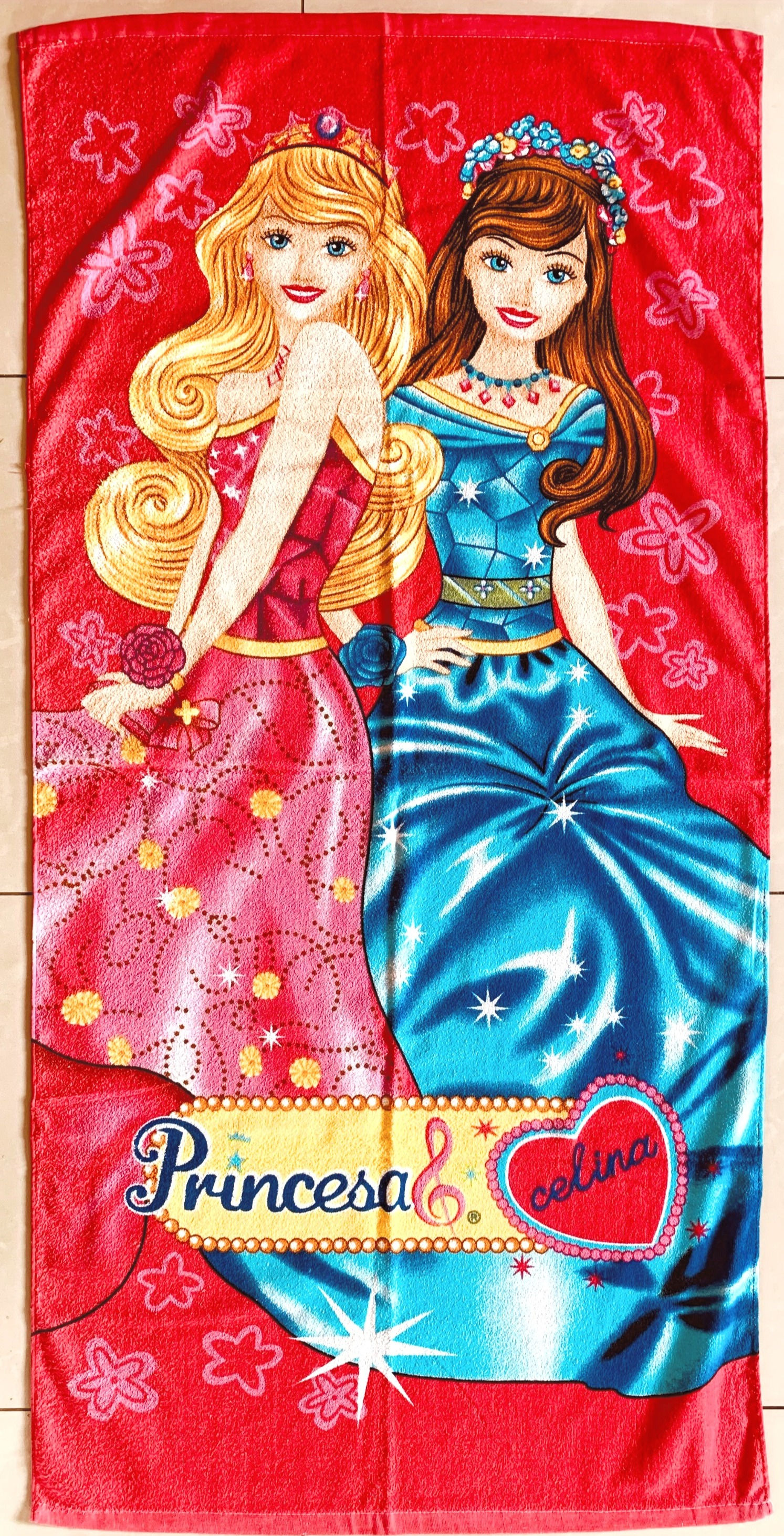Pure Cotton Kids Bath & Beach Towel - Princess