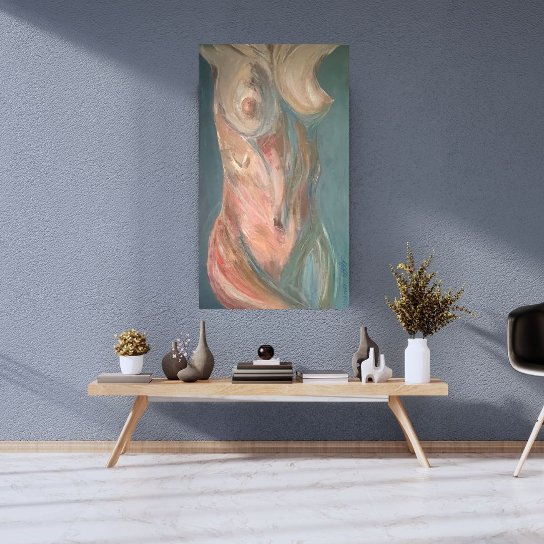 Grey 3D Wall Art Frame Instagram Post