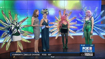 Fox 8 Morning Edition - Krewe des Fleurs.gif