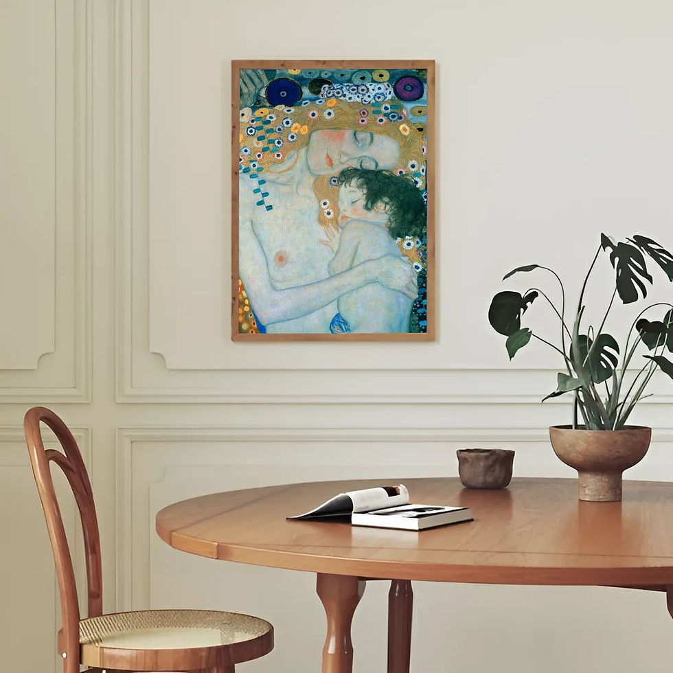 Thumbnail: Viennese Whispers: Gustav Klimt Inspired Canvas Masterpiece