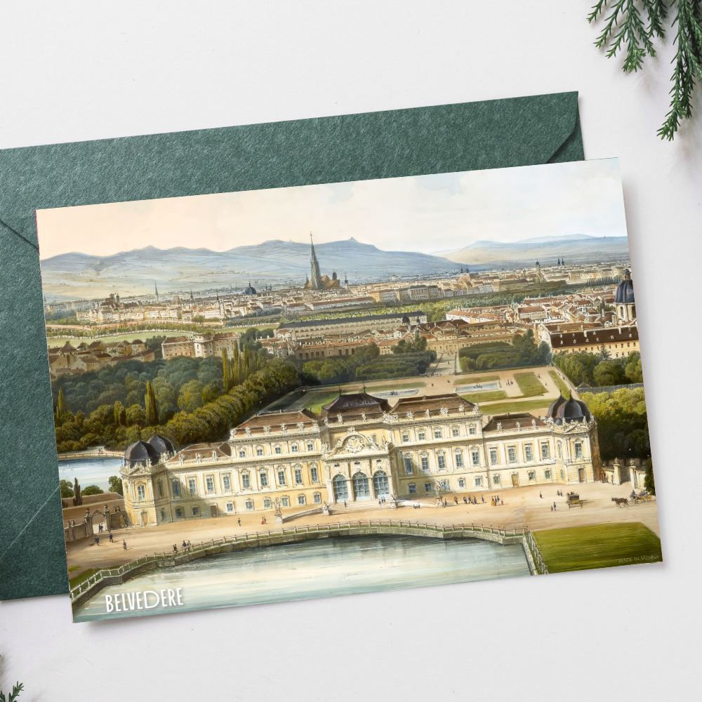 Vienna's Beauty: Postcard with Iconic Landmarks and Views