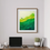 Thumbnail: Mountain Landscape with Tranquil Boat Poster