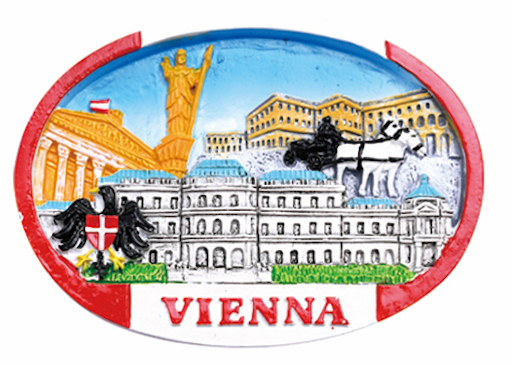 Landmark Collector's Magnet: Vienna's Timeless Charm