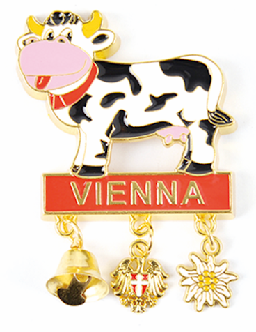 Vienna's Historic Squares: MetallMagnet Collection