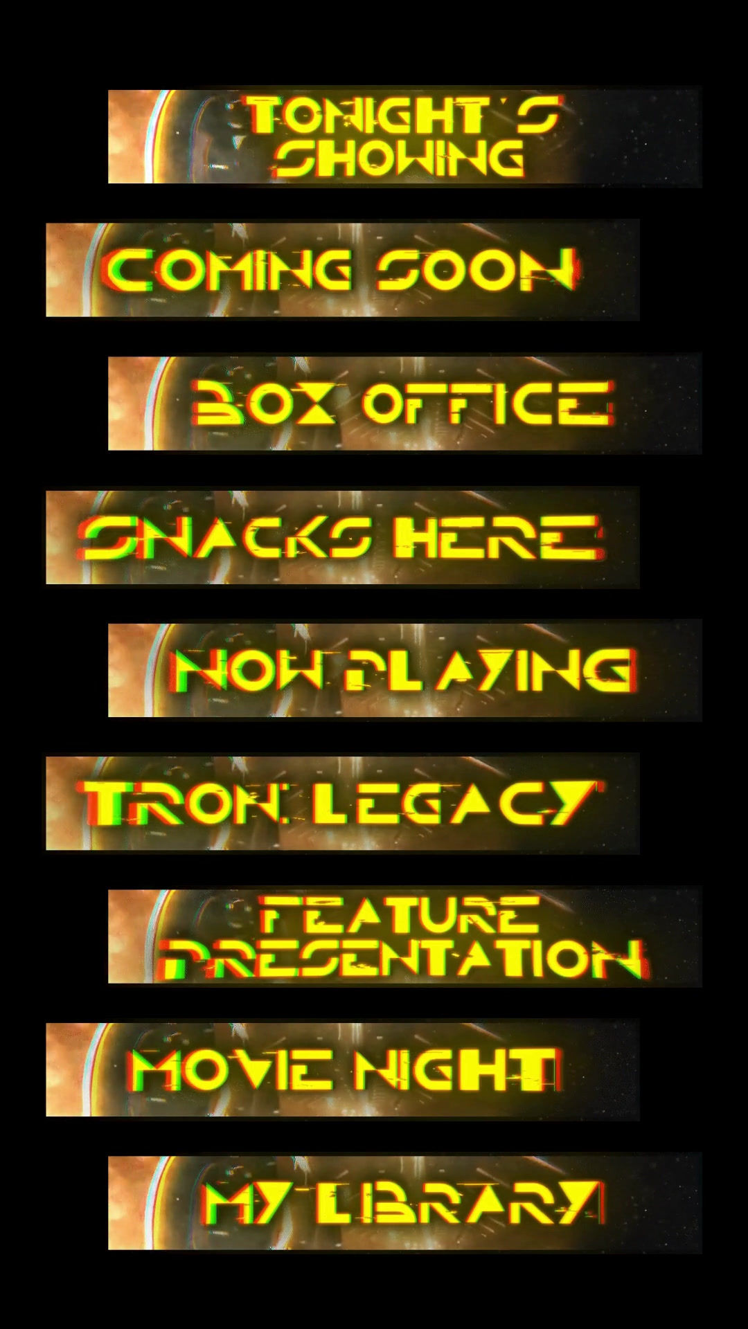 Live Top Banner Tron Orange