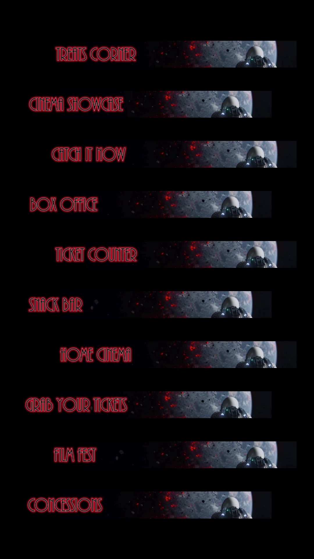 4K Flying Astronaut Pak 1 Bottom Video Banners