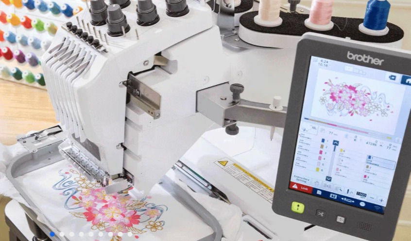 machine a coudre avec broderie