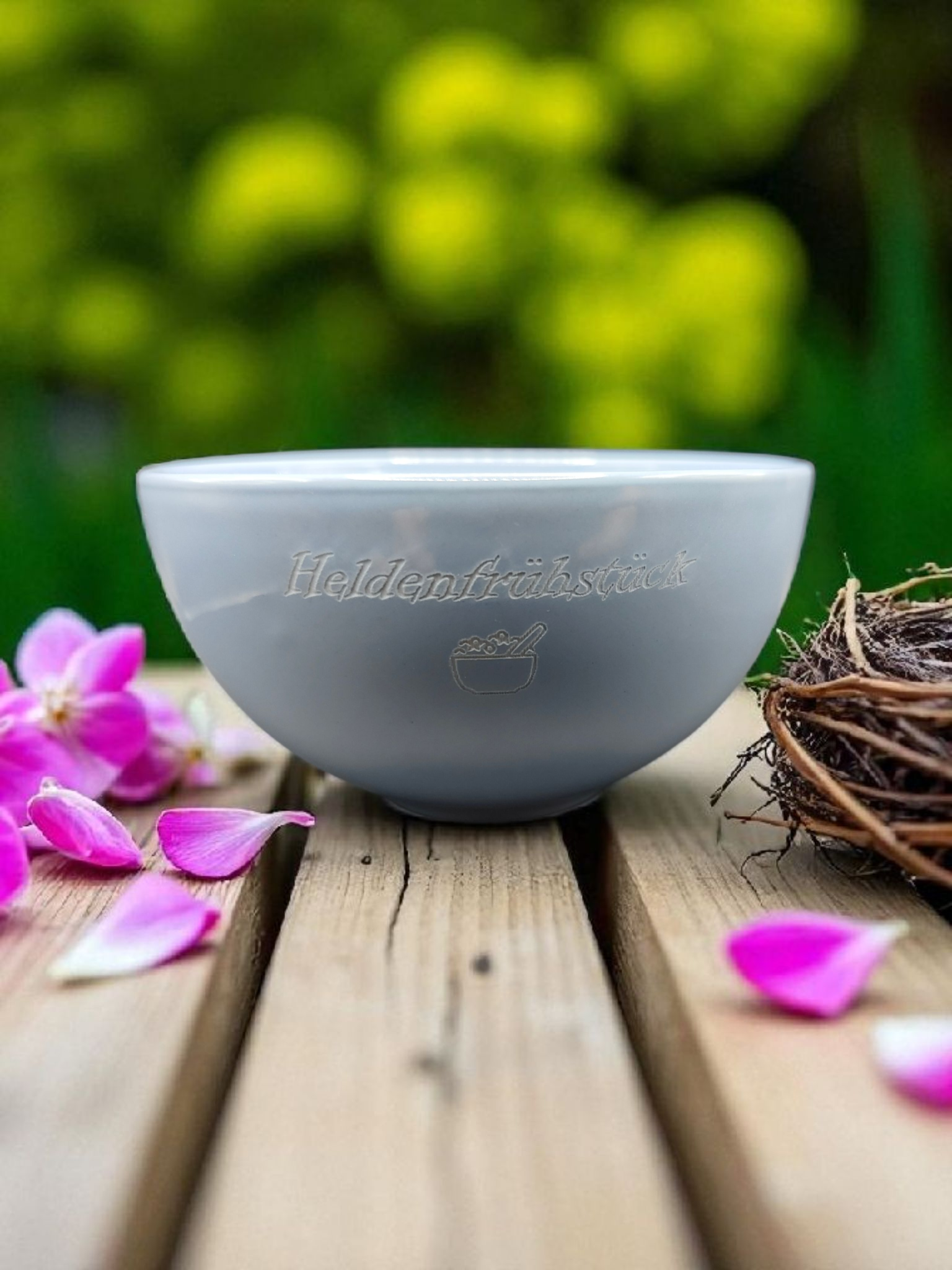 Müslischale mit individueller Gravur