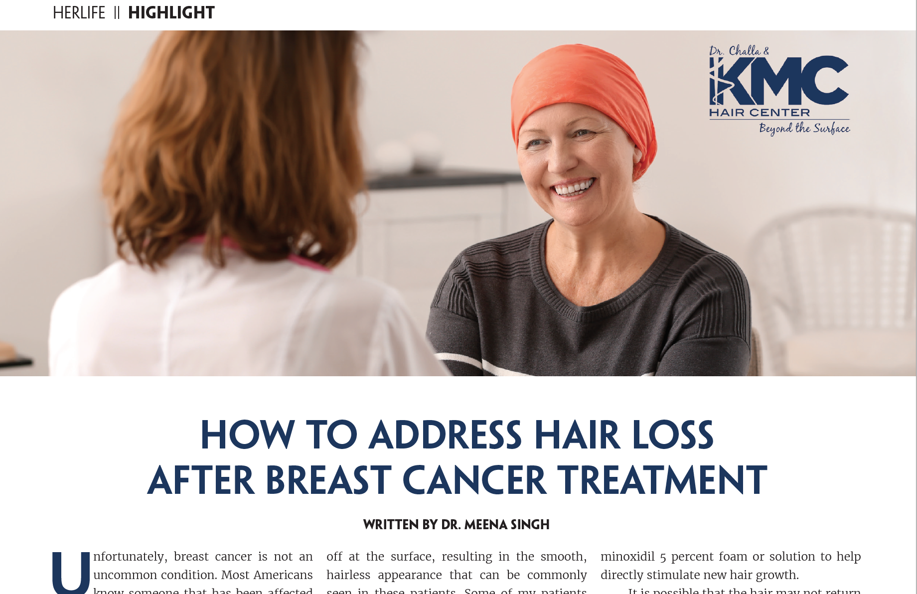 Hair Loss After Cancer