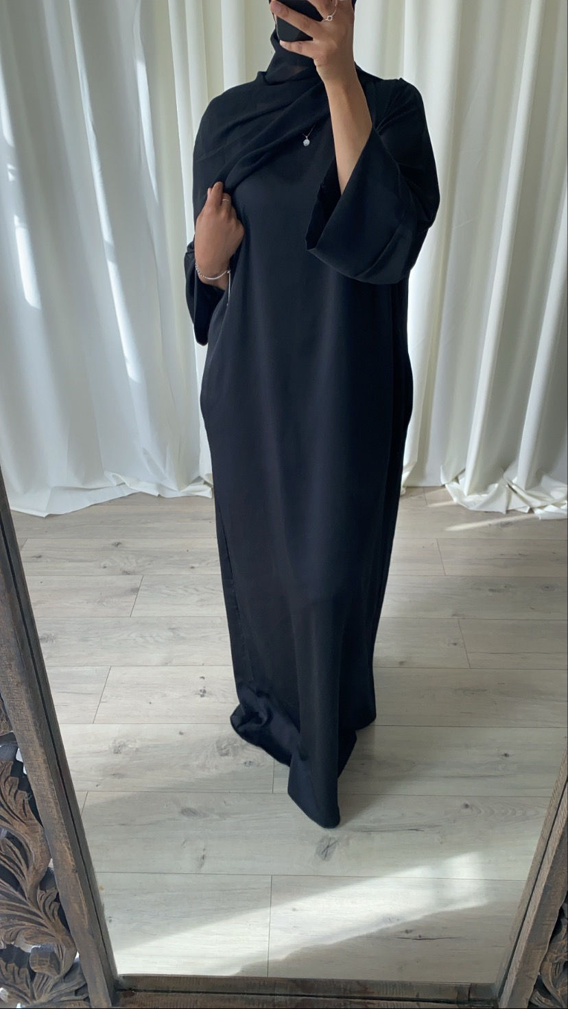 Thumbnail: Silk Black Slip Dress