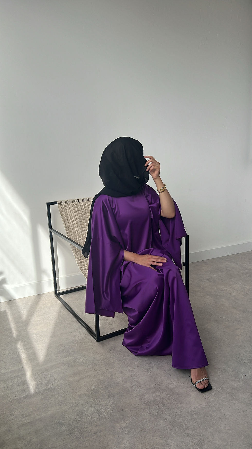 Thumbnail: Purple Farrah Kaftan