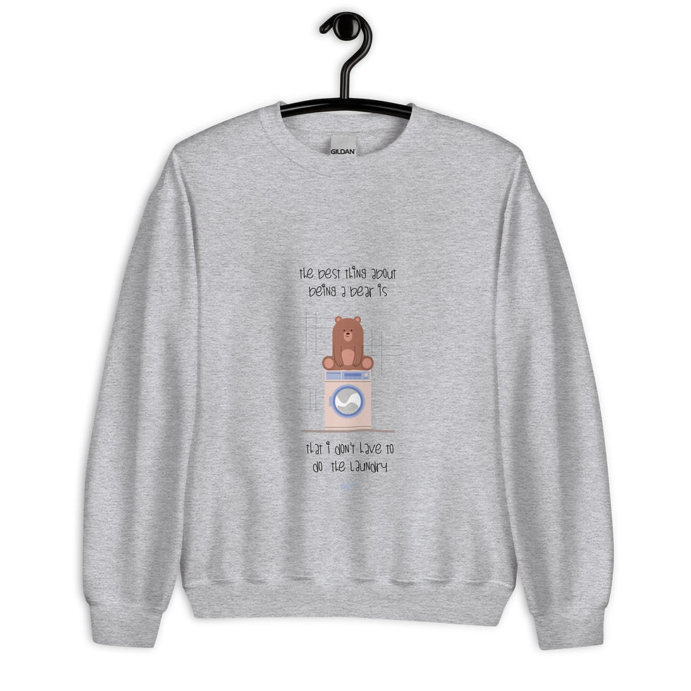 Miniatura: Sudadera unisex sin capucha "Laundry"