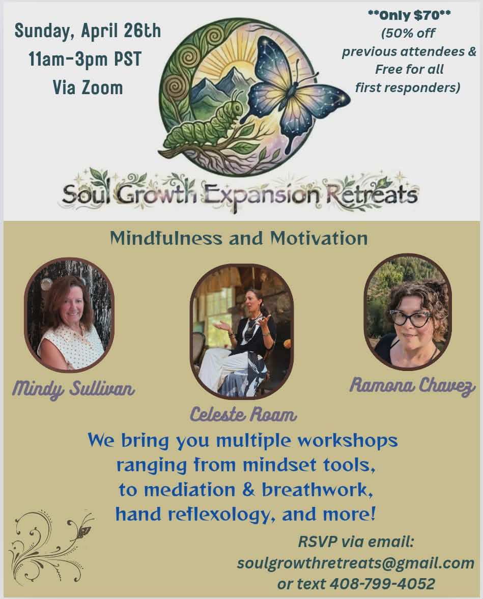 April 2026 Soul Growth online Expansion Workshops