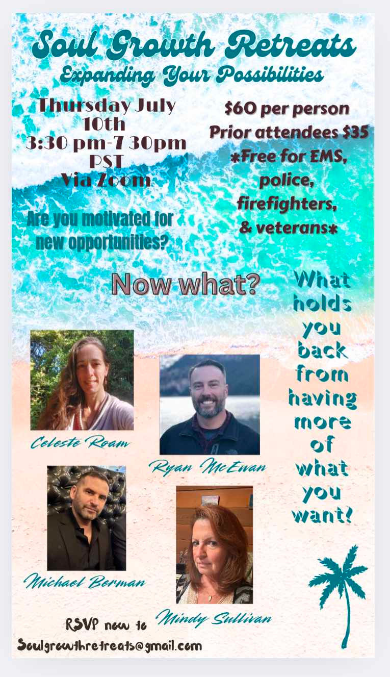 July 2025 online Soul Growth Expansion Retreat