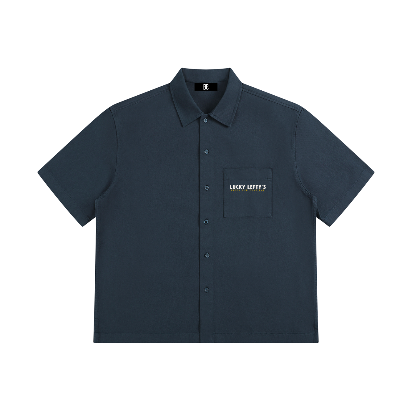Unisex Boxy Patch Pocket Short Sleeve Shirt