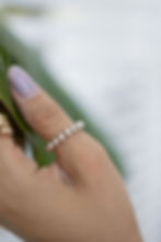 Miniatura: Anillo de bolitas