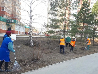 В Альметьевске генеральную уборку начали с дворовых территорий