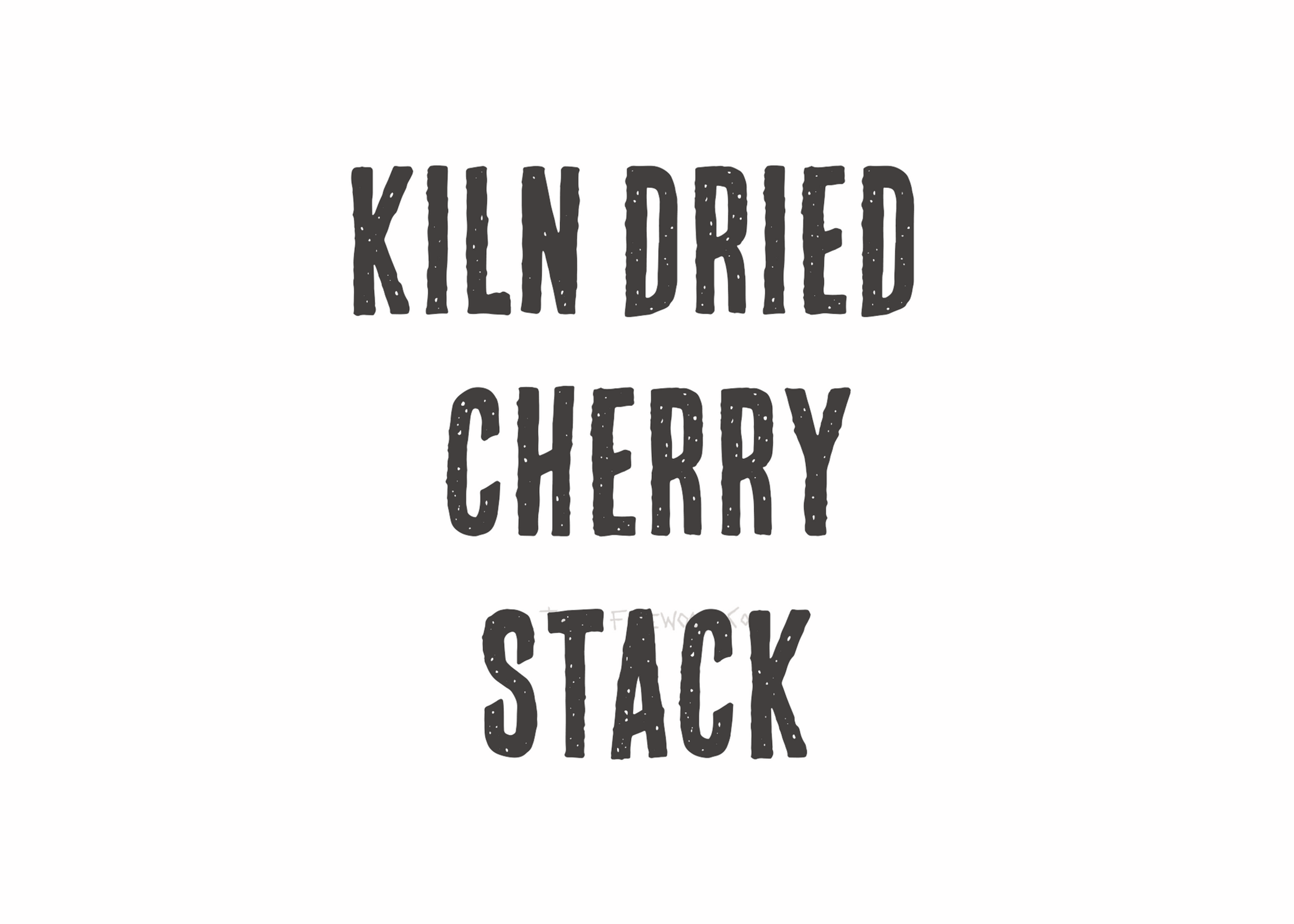 Kiln Dried Cherry Stack