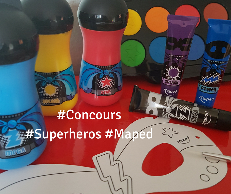 concours super hero maped, maman avis peinture