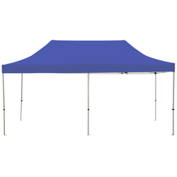 Cove 20' Custom Printed POPUP TENT blue