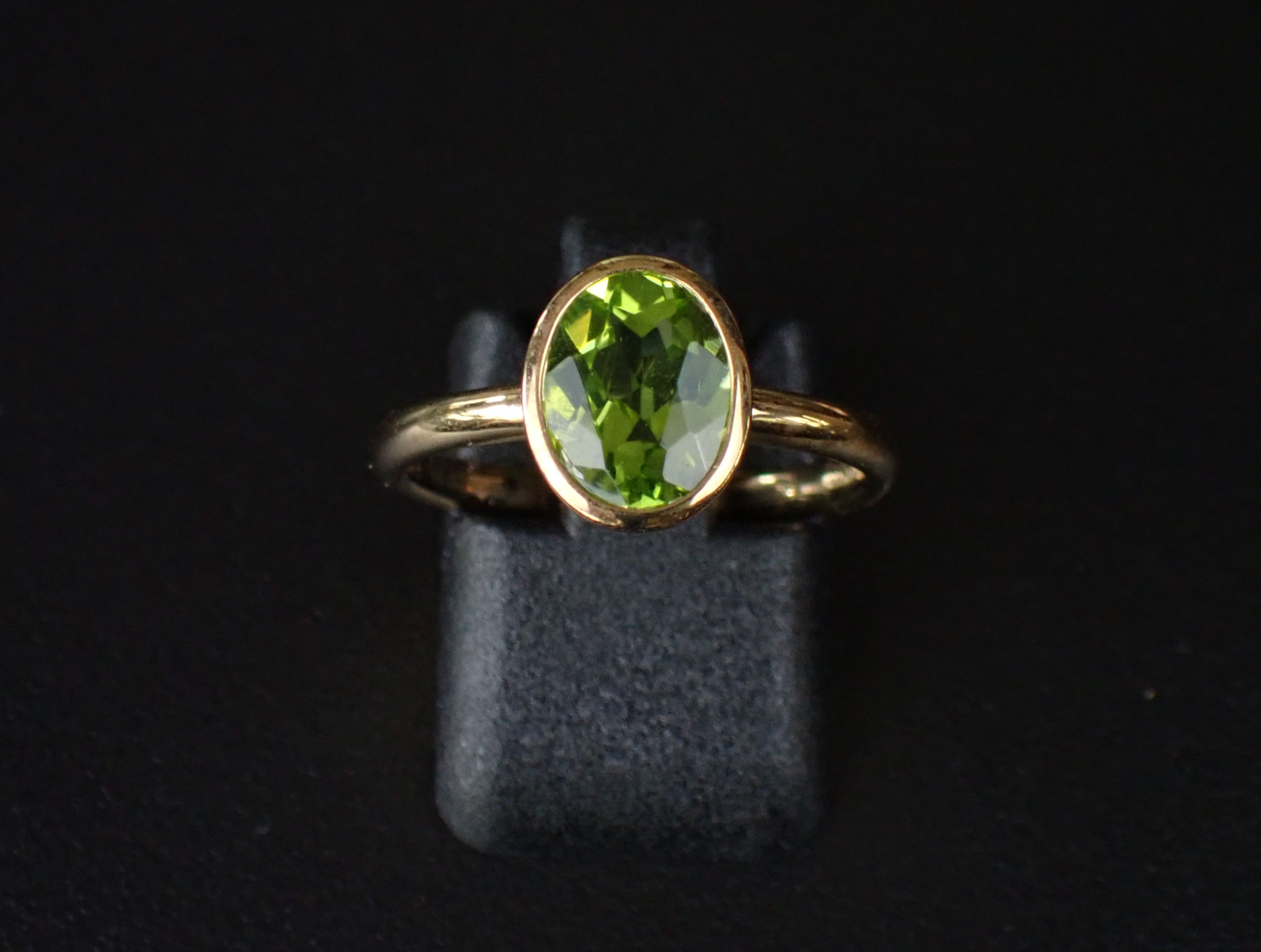 Peridot Yellow Gold Ring