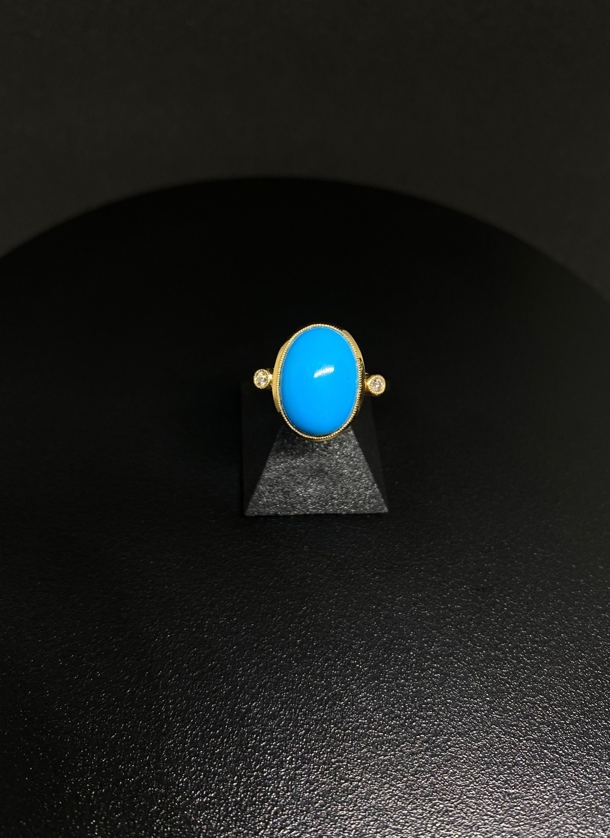 Turquoise & Diamond Ring