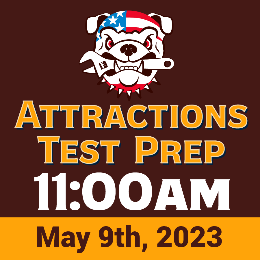 Attractions Test Prep (Later Class)