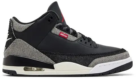 Levi's x Air Jordan 3 Retro SP 'Black Denim' | Pompa Street