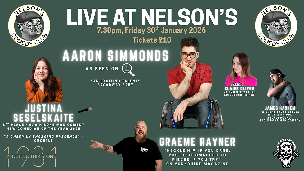 Live at Nelson's - 30 January 2026