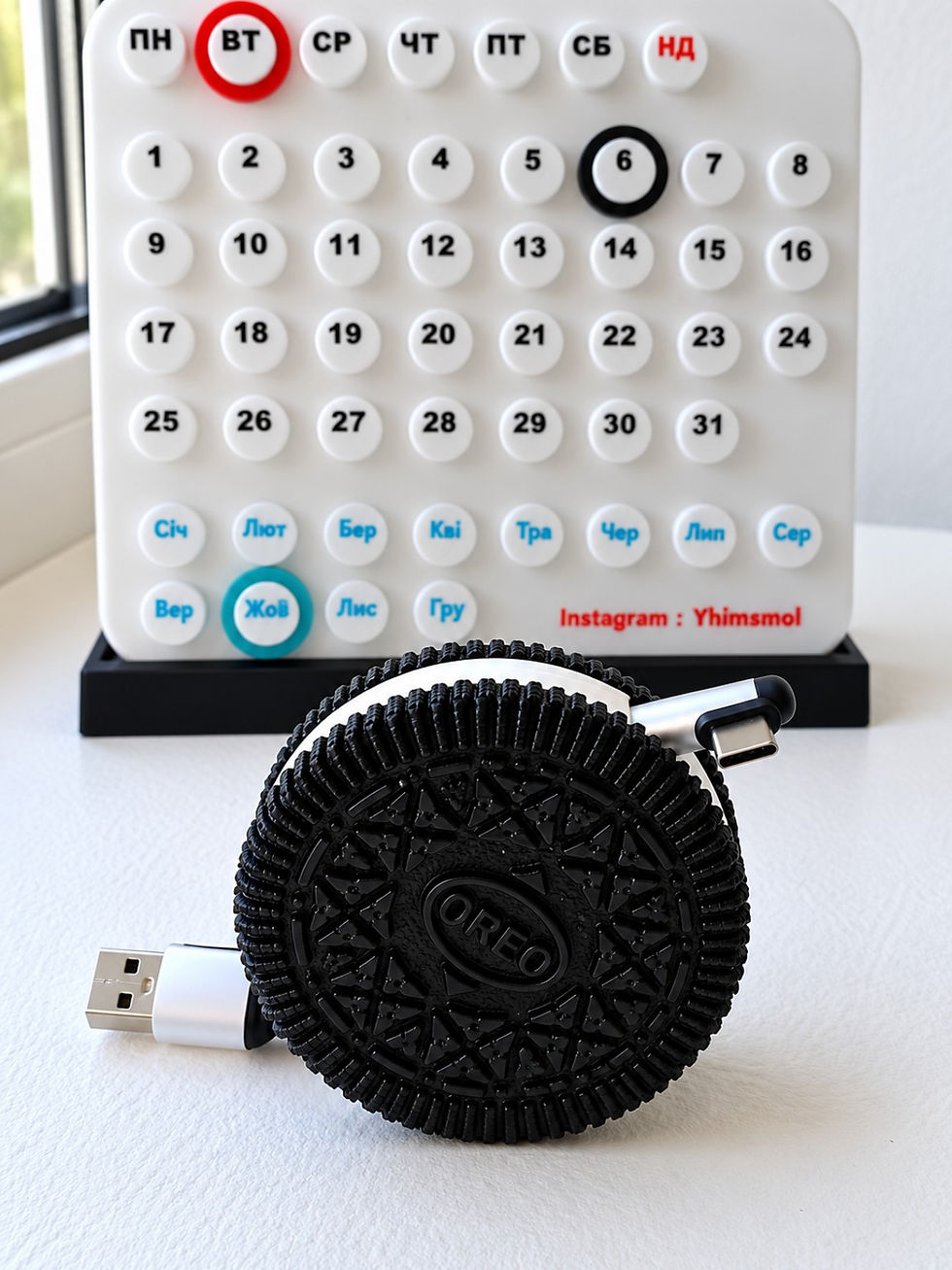 Прев'ю: Кейс Oreo для USB-кабелю — фото 1