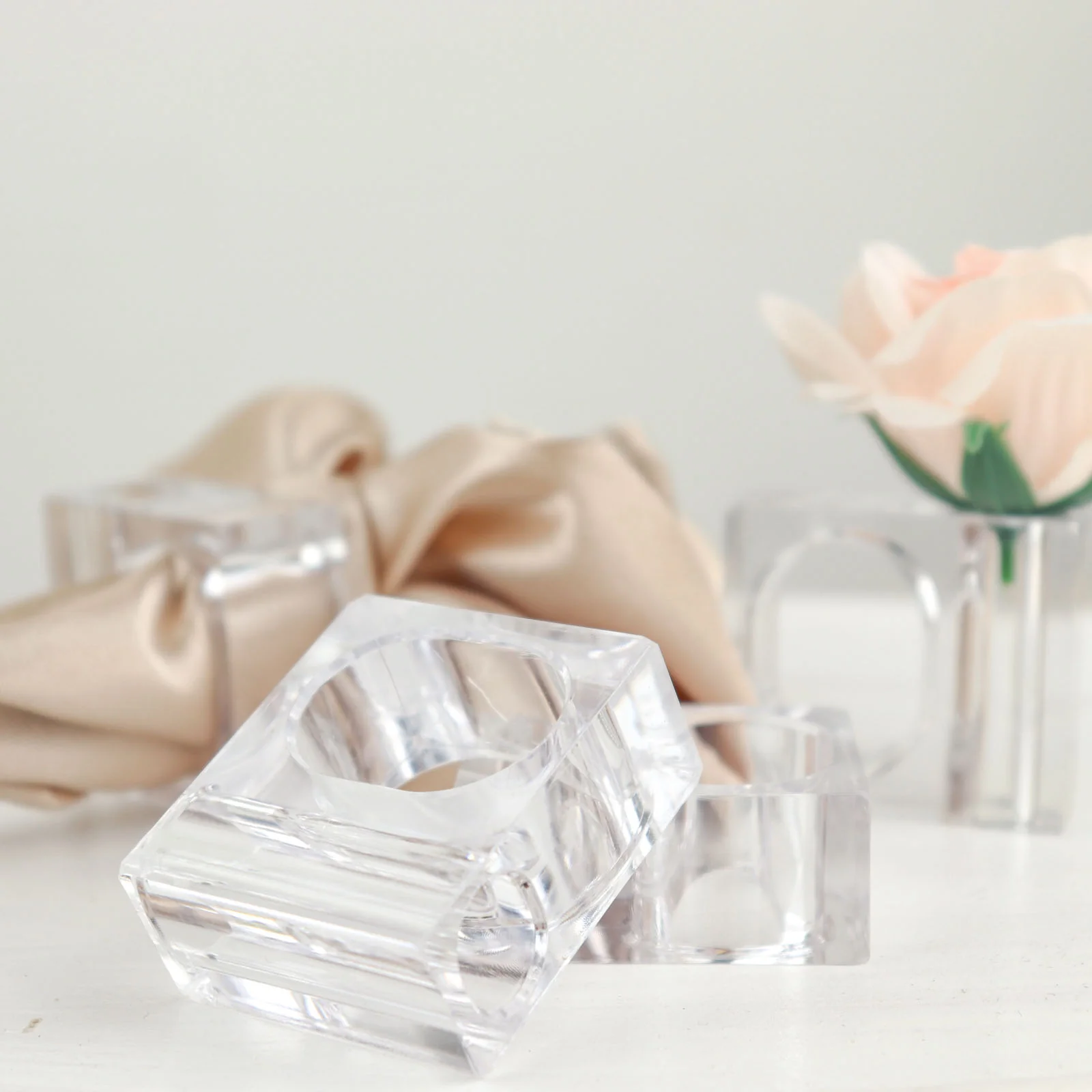 Clear Acrylic Napkin Ring
