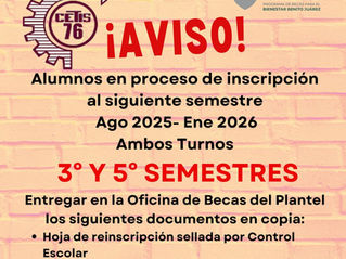 Becas - 3ro y 5to Semestre