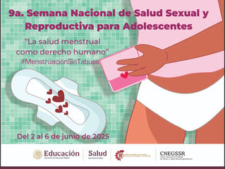 9ª Semana Nacional de Salud Sexual y Reproductiva para Adolescentes