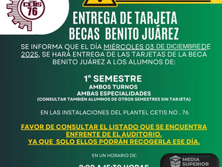 ⚠️ Atención - Becas Benito Juárez