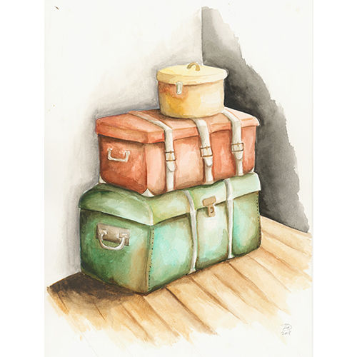 תמונה ממוזערת: הדפס מזוודות סט